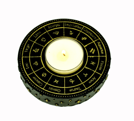 Astrology Wheel Tealight